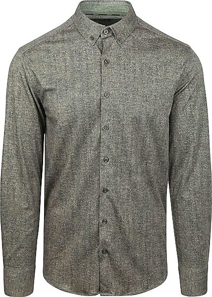State Of Art Hemd Jersey Herringbone Grün - Größe 3XL günstig online kaufen