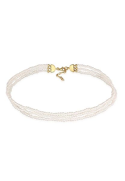 Elli Perlenkette Synthetische Perlen Choker Brautschmuck 925 Silber günstig online kaufen