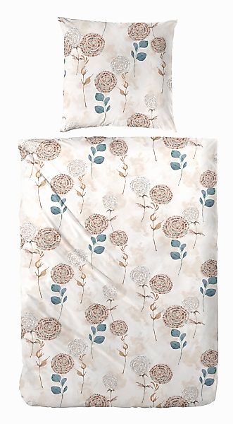 Primera Bettwäsche "Edelflanell-Bettwäsche Fallflower" 2 Stk. mit raffinier günstig online kaufen