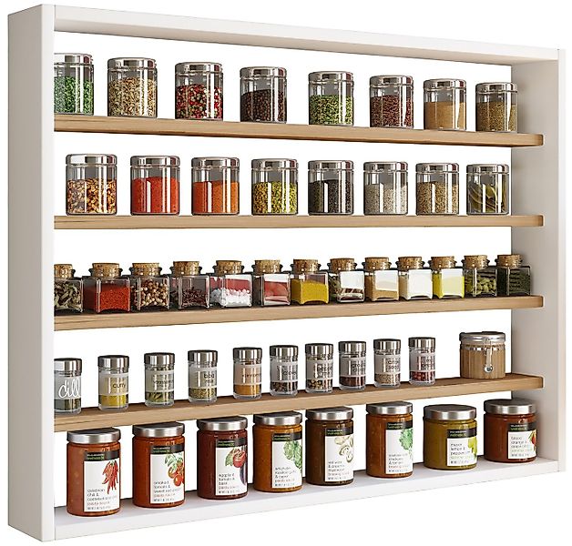 VCM Hängeschrank Holz Wandregal Gewürzregal Regal Küche Esaldi L günstig online kaufen