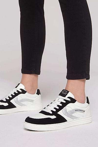 SOCCX Sneaker, mit Zehenkappe aus Veloursleder günstig online kaufen