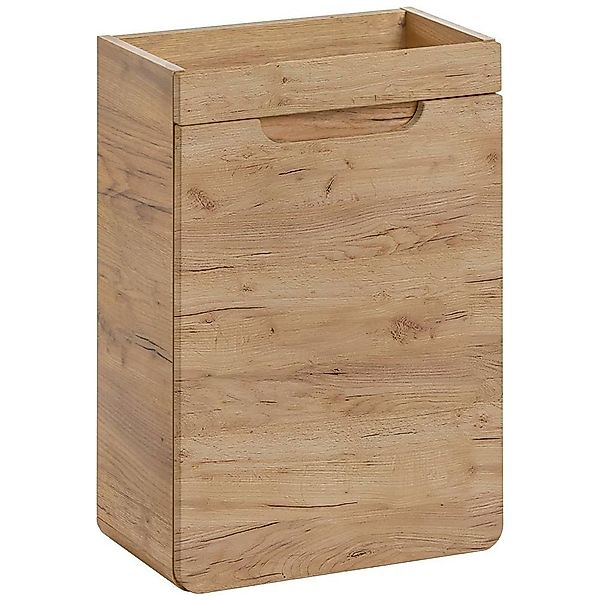 Lomadox Waschbeckenschrank LUTON-56-CRAFT Badezimmerschrank Gäste WC günstig online kaufen