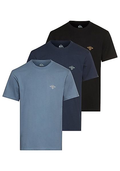 Quiksilver T-Shirt DIAMONDS BEST SHORT SLEEVE TEE PACK3 YM (3-tlg) günstig online kaufen