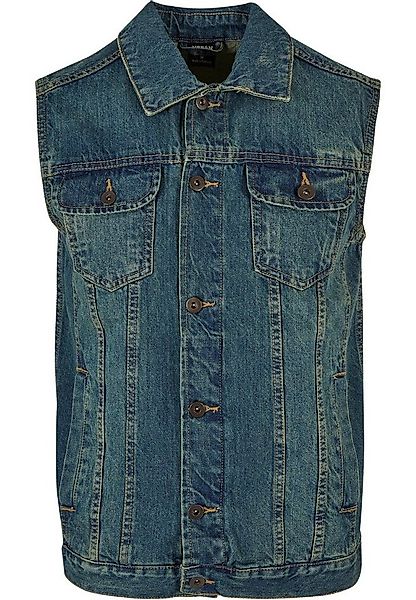 URBAN CLASSICS Jerseyweste Urban Classics Herren Denim Vest (1-tlg) günstig online kaufen