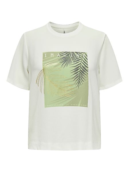 ONLY Kurzarmshirt ONLNEWFLORA S/S ART O-NECK günstig online kaufen