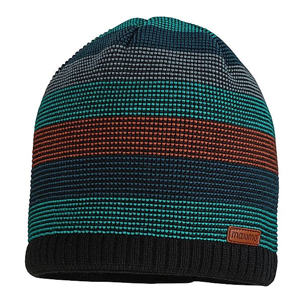 MAXIMO Strickmütze MINI-Beanie randlos Blockringel LL, günstig online kaufen