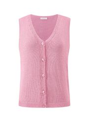 SASSYCLASSY Kurzweste Ärmellose Strickweste Damen Grober günstig online kaufen