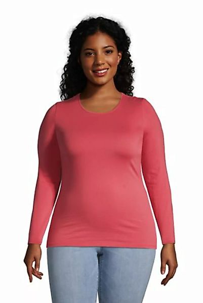Shirt aus Baumwoll/Modalmix in großen Größen, Damen, Größe: 48-50 Plusgröße günstig online kaufen
