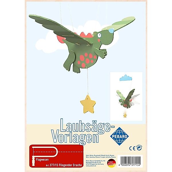 Pebaro Laubsägevorlage Fliegender Drache günstig online kaufen