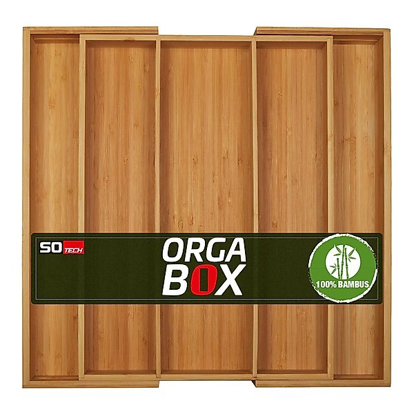 SO-TECH® Besteckeinsatz ORGA-BOX® III Universal Bambus günstig online kaufen