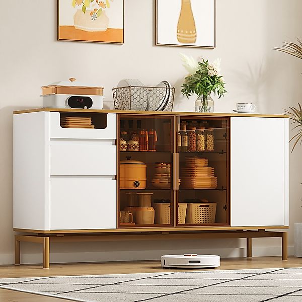 HAUSS SPOLE Sideboard Kommode Küchenschrank Buffetschrank günstig online kaufen