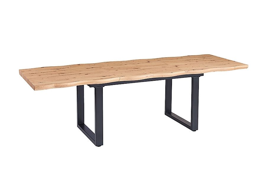 Loreno® Baumkantentisch Swan_U, Baumkante, ausziehbar, Metallgestell günstig online kaufen