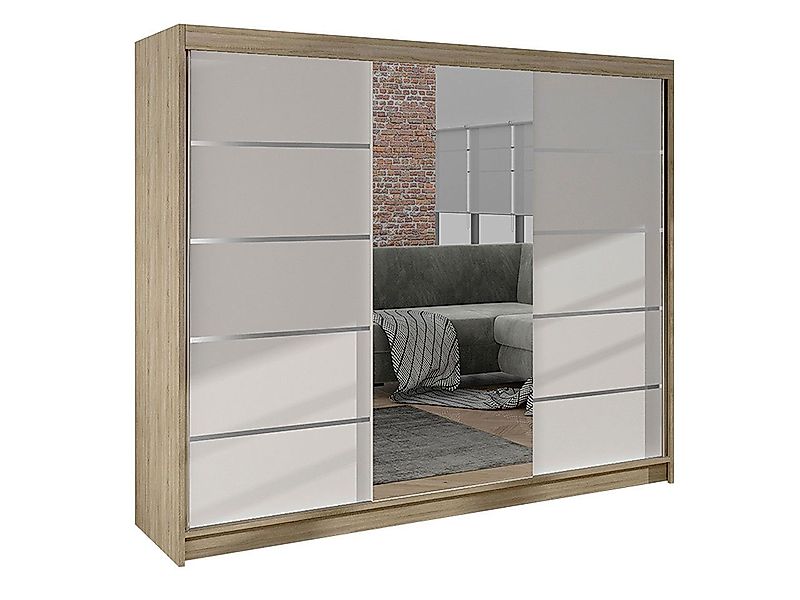 MIRJAN24 Kleiderschrank Derby VI mit Spiegel, günstig online kaufen