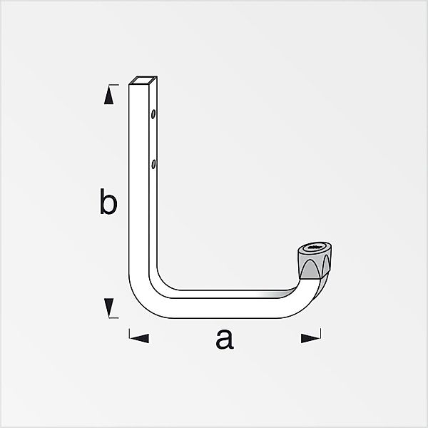 alfer Wandhaken alfer Wandhaken 80 mm günstig online kaufen