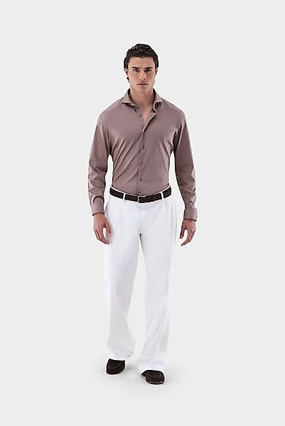 Jerseyhemd aus Schweizer Baumwolle Tailor Fit günstig online kaufen