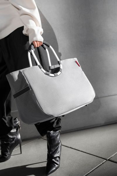 REISENTHEL® Einkaufskorb loopshopper L herringbone grey, günstig online kaufen