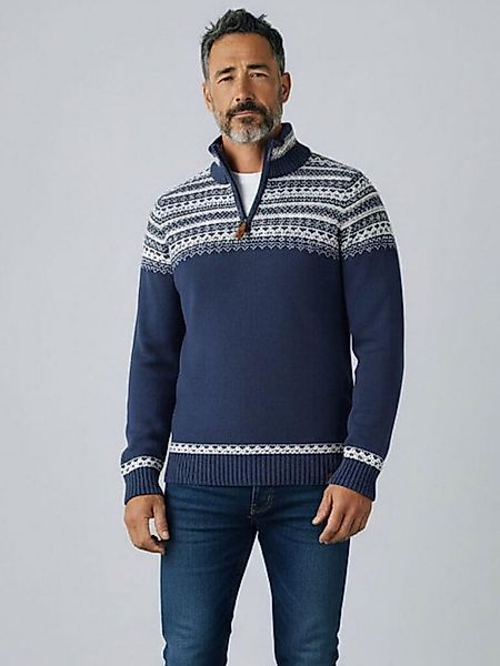 tomBrook Norwegerpullover Herren Troyer mit Norweger-Strick-Muster - Strick günstig online kaufen