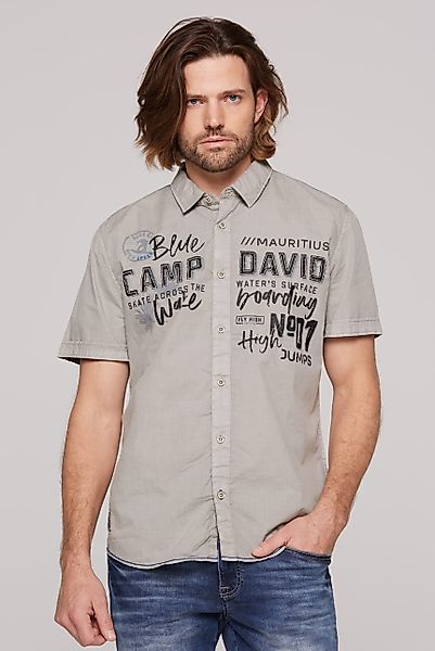 CAMP DAVID Kurzarmhemd, mit Kontrastnähten günstig online kaufen