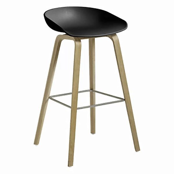 Barhocker About a stool AAS 32 HIGH plastikmaterial schwarz / H 75 cm - Rec günstig online kaufen