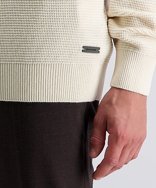 Pierre Cardin Rundhalspullover, mit Struktur günstig online kaufen