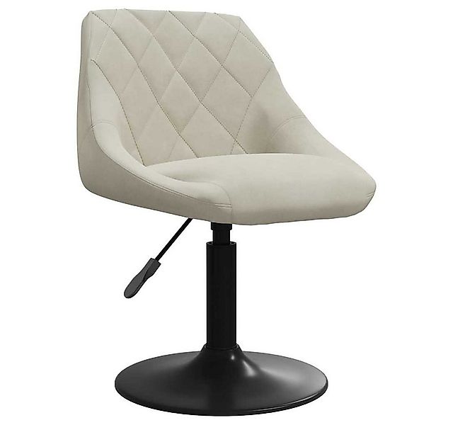 vidaXL Barhocker Barhocker Creme Samt (1 St) günstig online kaufen