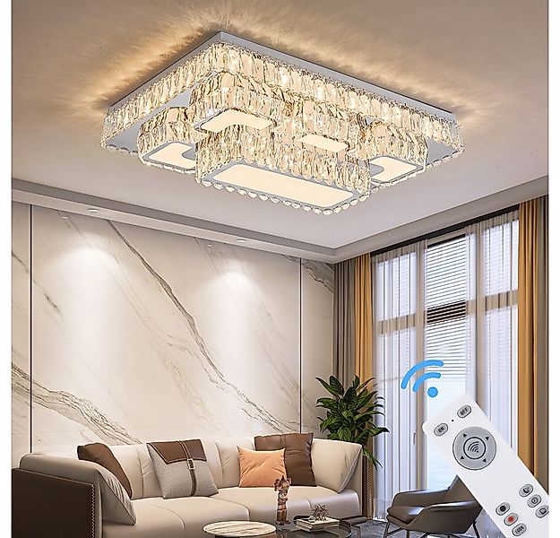 Eurohandisplay LED Deckenleuchte LED Deckenleuchte Kristall Lichtfarbe eins günstig online kaufen