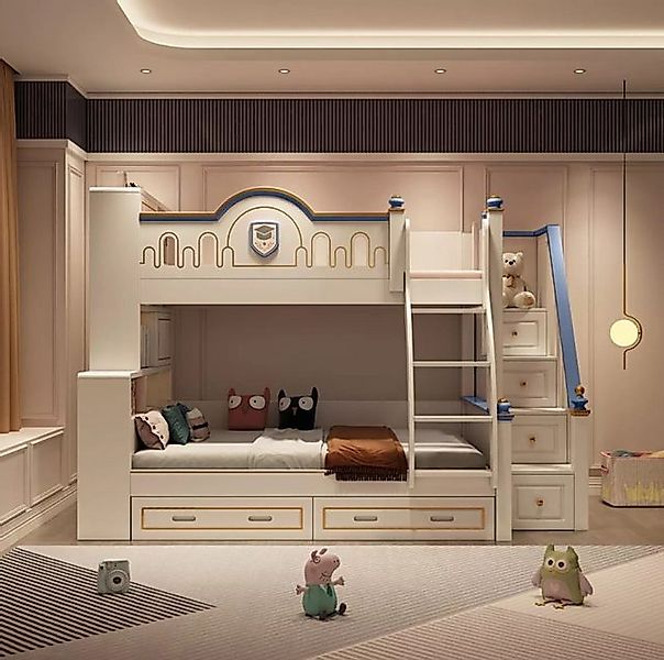 JVmoebel Bett Kinderbett Etagenbett Jugendbett Hochbett Bett Kinderzimmer ( günstig online kaufen