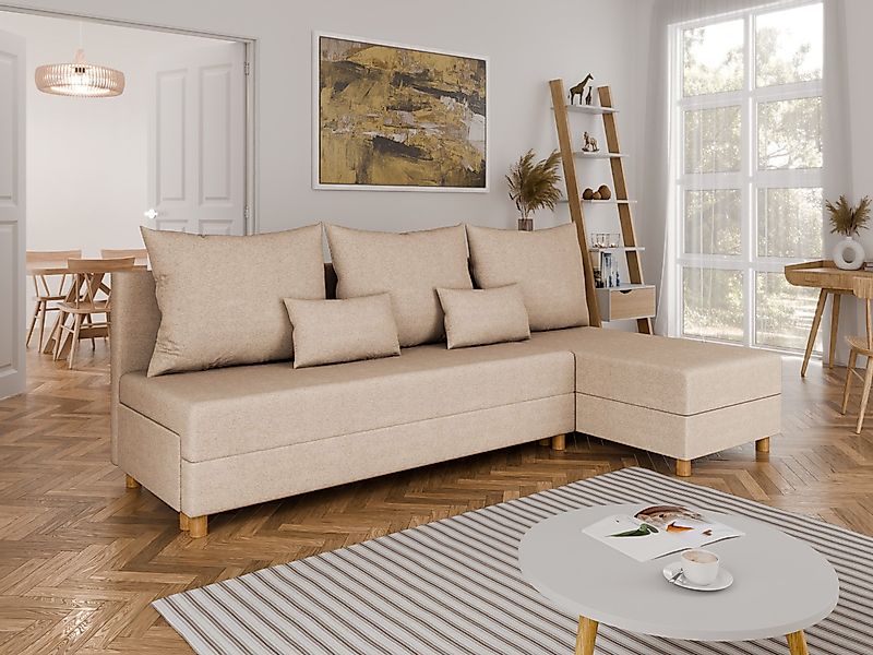 PANDA MÖBEL GmbH Ecksofa Ecksofa L-Form günstig online kaufen