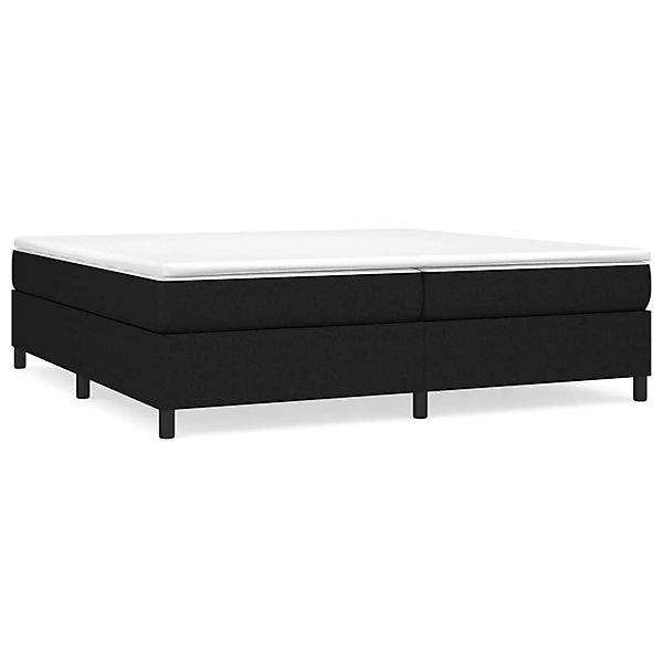 vidaXL Boxspringbett mit Matratze Schwarz 200x200 cm Stoff1398871 günstig online kaufen