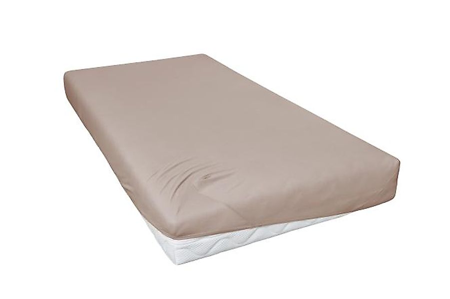 Spannbetttuch ca. 150x200 cm kiesel Jersey günstig online kaufen