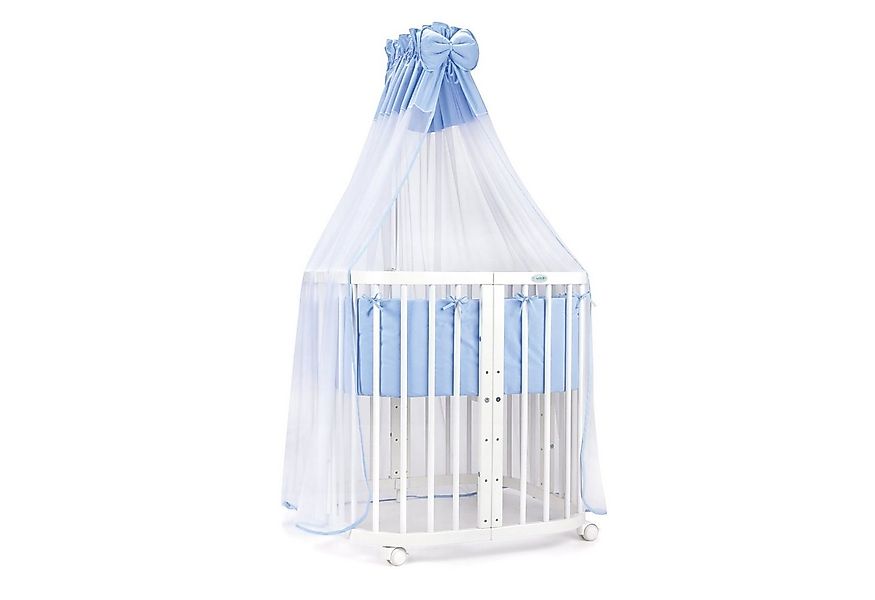 Waldin Babybett Mobiles Babybett aus Holz 7in1 mit Matratze, mitwachsend günstig online kaufen