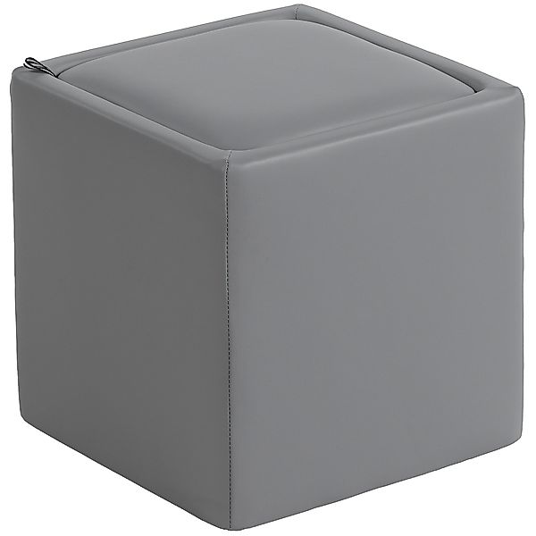 HOMCOM Sitzhocker mit Stauraum Hocker mit Deckel, Quadratischer Fußhocker S günstig online kaufen