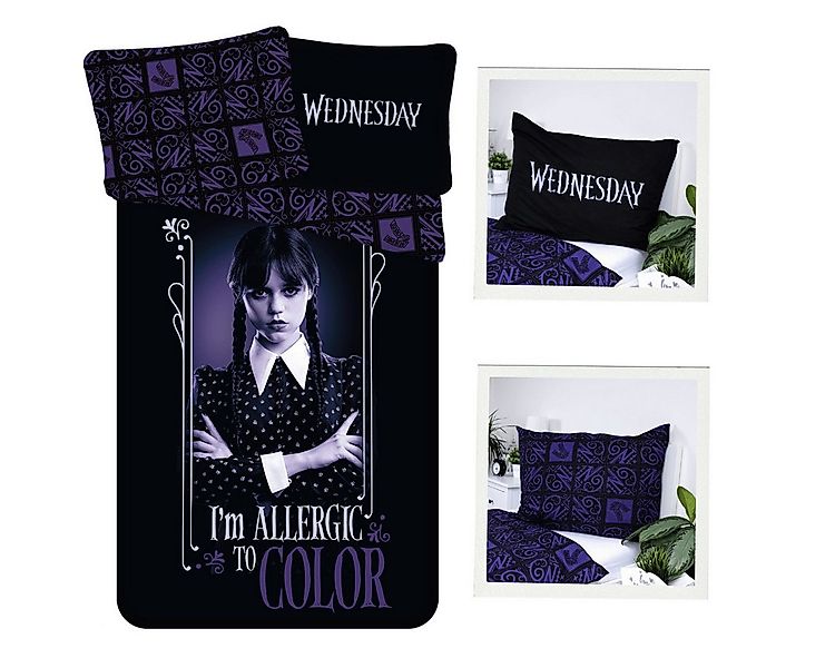 Wednesday Bettwäsche Bettwäsche Wednesday Adams Wende-Bettbezug 2-tlg, Baum günstig online kaufen