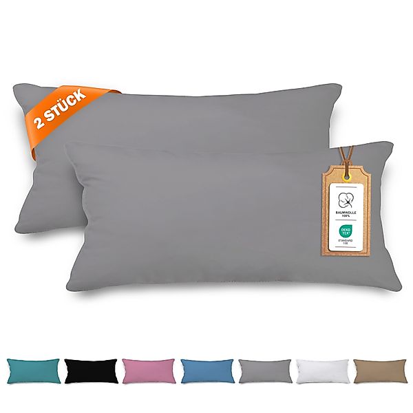 Veluna Home Kissenbezüge 100% Baumwolle(2er-Set) Renforcé günstig online kaufen