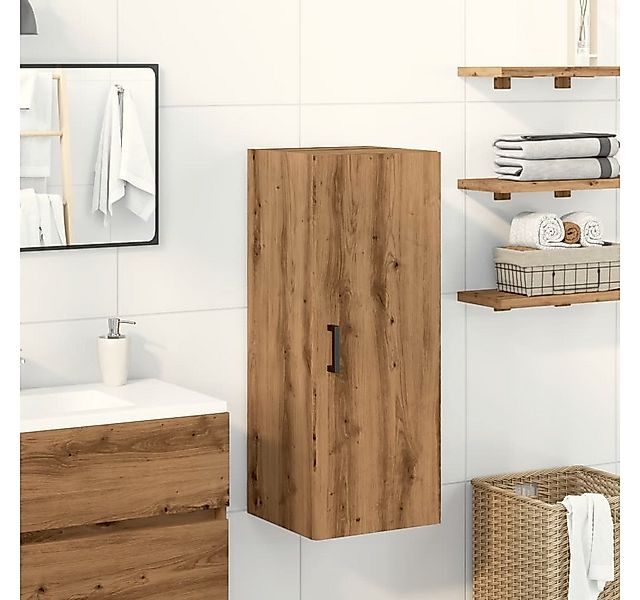 vidaXL Schrankmodule Wandschrank Artisan-Eiche 34,5x34x90 cm Holzwerkstoff günstig online kaufen