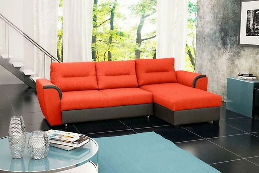 JVmoebel Ecksofa Schlafsofa Eck Sofa Polster Eck Bettfunktion Neu Schlaffun günstig online kaufen