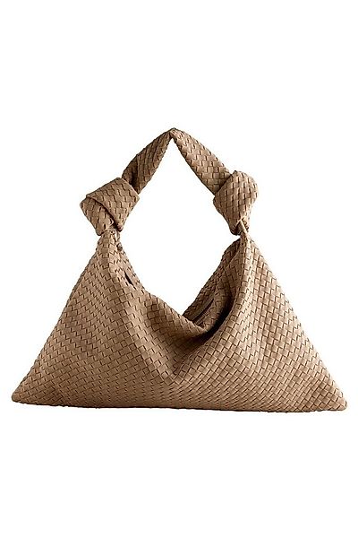 Next Umhängetasche Geflochtene Schultertasche aus Velourskunstleder (1-tlg) günstig online kaufen