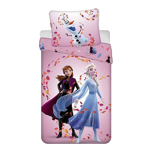 Disney Frozen Bettwäsche Baumwolle 140x200 cm Deckenbezug + 70x90 cm Kissen günstig online kaufen