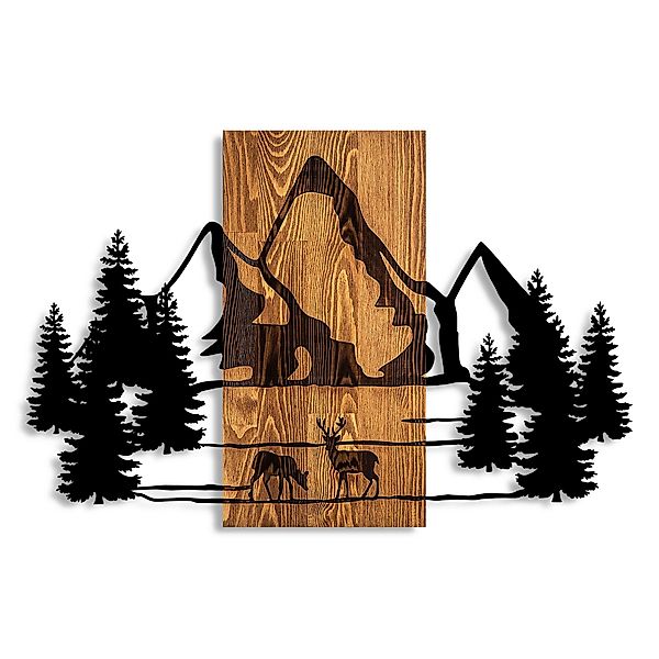 Wallity Wanddekoobjekt 100% WOODEN (Thickness: 3 günstig online kaufen