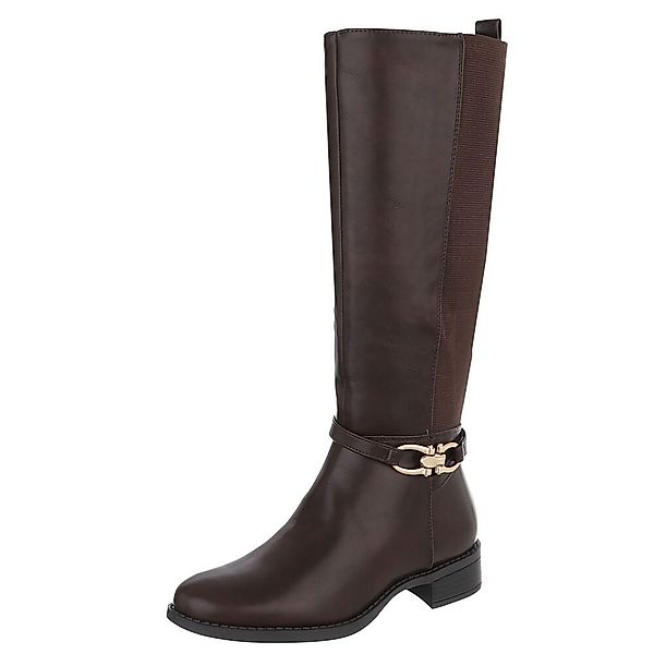 Ital-Design Klassische kniehohe Stiefel für Damen günstig online kaufen
