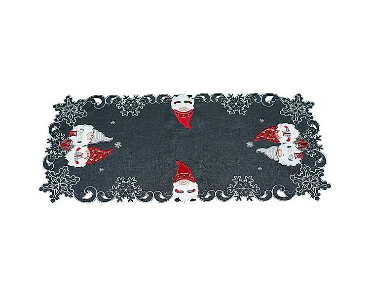 matches21 HOME & HOBBY Tischdecke Tischläufer AMIRA Weihnachten Wichtel Pol günstig online kaufen