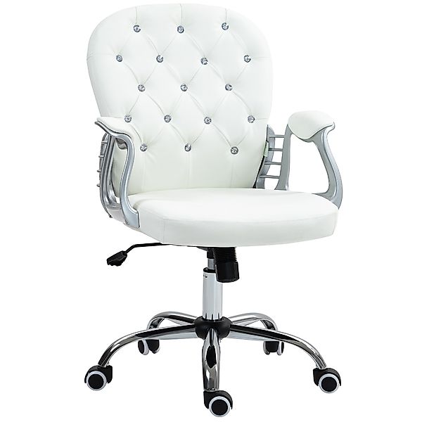 Vinsetto Bürostuhl, Ergonomisch Schreibtischstuhl mit Armlehne, Gepolsterte günstig online kaufen