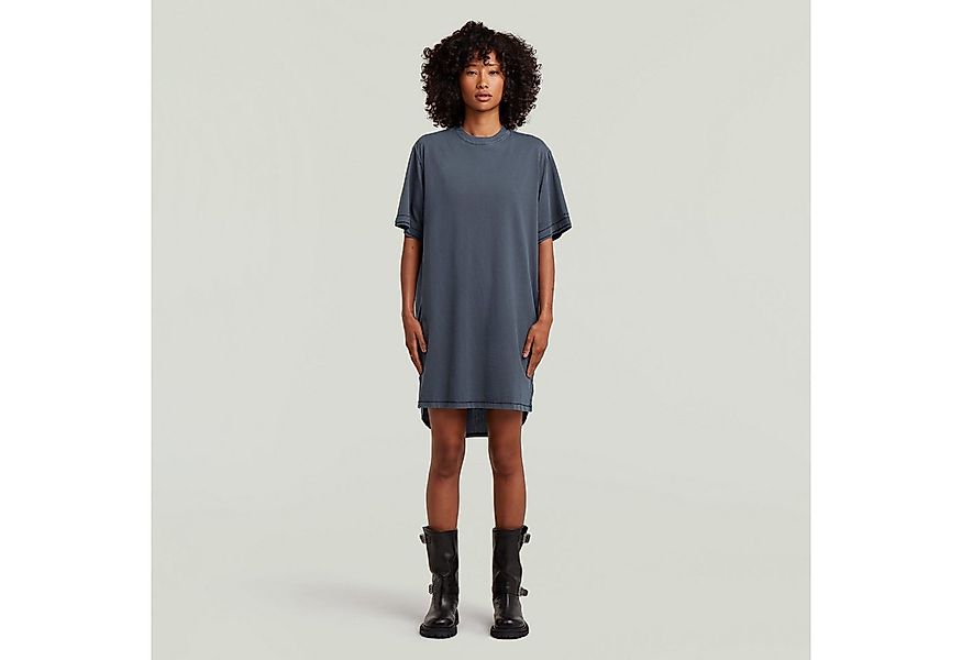 G-STAR Jerseykleid Woven Mix Washed Jersey Dress Wmn mit Webdetails, Knopfv günstig online kaufen