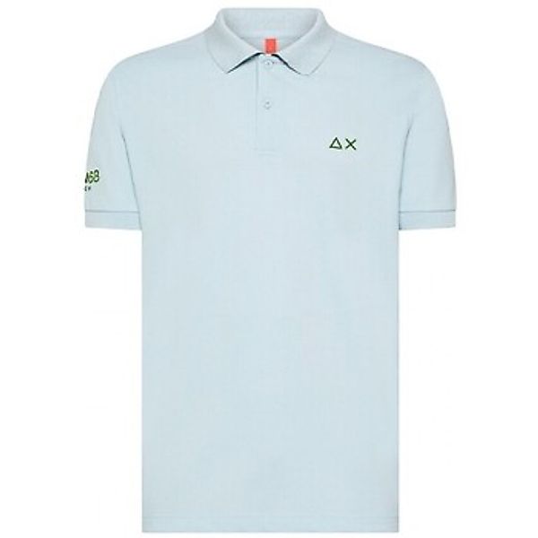 Sun68  T-Shirts & Poloshirts Polo Sun68 Logo Beach Blau günstig online kaufen