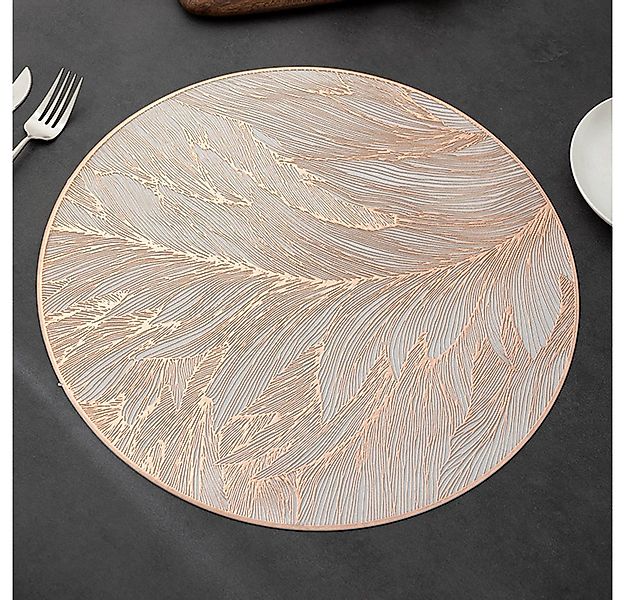 XDeer Tischdecke 4 stück Tischset, Platzset Rund/Rechteck,Tischsets Abwasch günstig online kaufen