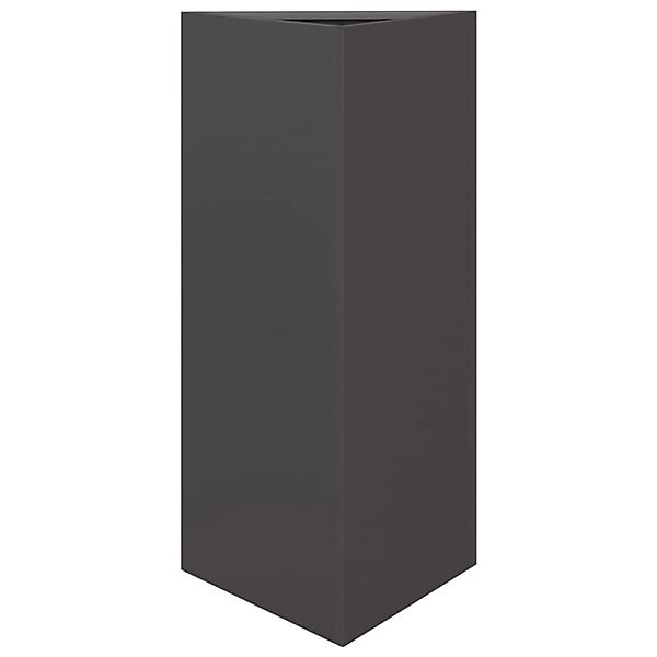vidaXL Pflanzkübel Schwarz Dreieckig 40x34,5x70 cm Stahl 851157 günstig online kaufen