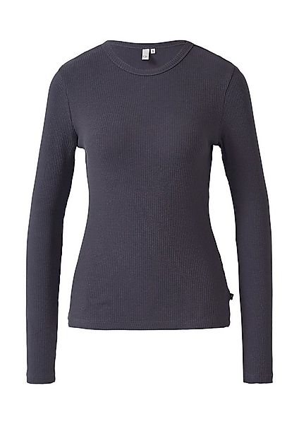 QS Langarmshirt T-Shirt Geripptes Longsleeve günstig online kaufen