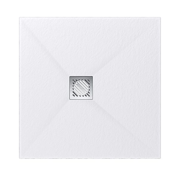 doporro Duschwanne Duschtasse aus Mineralguss DIN-Anschlüsse günstig online kaufen