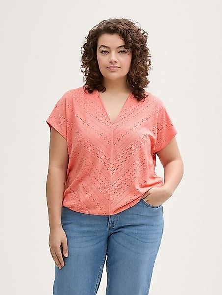 TOM TAILOR PLUS T-Shirt Plus Size - Loose Fit Ajour T-Shirt günstig online kaufen