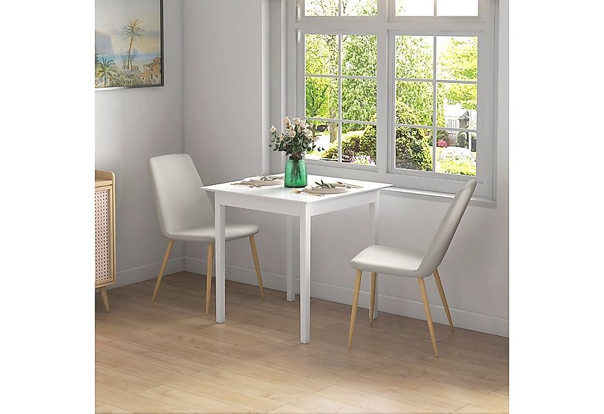 HOMCOM Esstisch Quadratischer Esszimmertisch für 2 Personen (Küchentisch, 1 günstig online kaufen